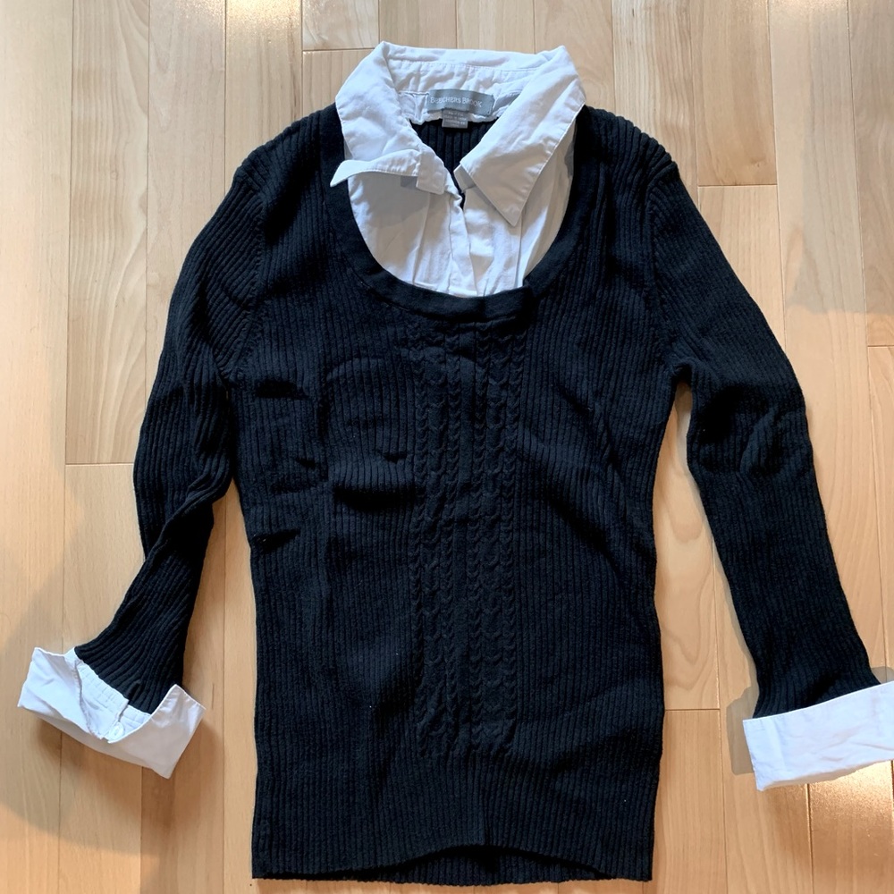 Beechers Brook sweater blouse 3/4 - Size XL